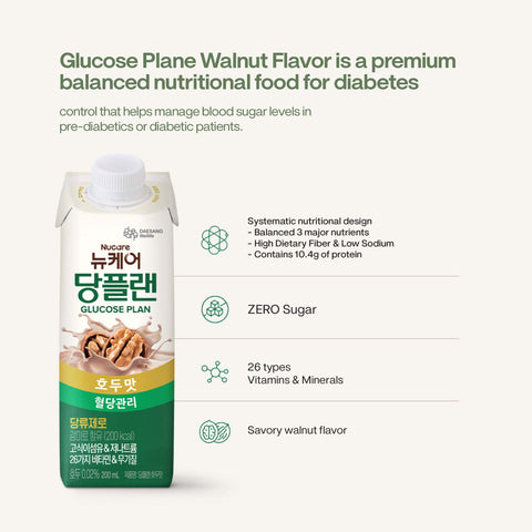 Nucare Glucose Plan Walnut (200ml) KMF HALAL Bundle