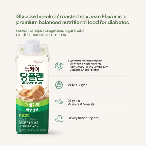 Nucare Glucose Plan Roasted Soybean (200ml) KMF HALAL Bundle