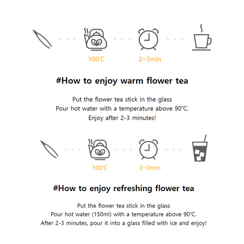 Flower Tea Stick Sampler (8ea)