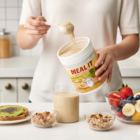 MEAL IT Protein Shake 450g – High Protein Meal Replacement Powder, Balanced Nutrition, Low Sugar, Ideal for Fitness, Diet, and On-the-Go Meals