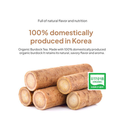 Korean Organic Burdock Tea Drink 500ml x 20 – Natural Caffeine-Free Root Tea