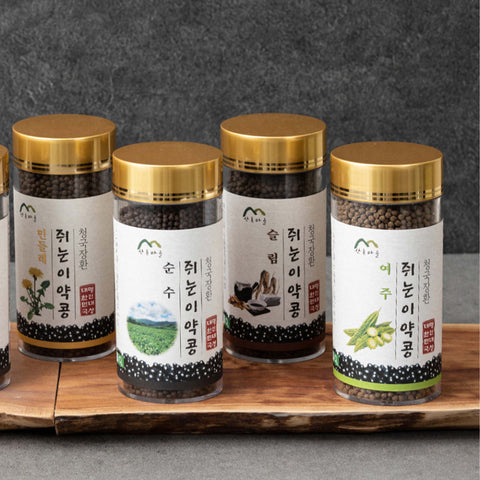 Sanchon Village Rat-Eye Bean Cheonggukjang Pills 250g / 산촌마을 청국장환 250g