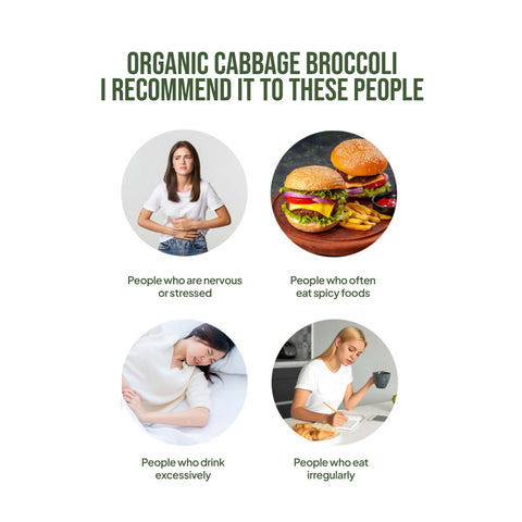 Korean Organic Cabbage & Broccoli Juice – Natural Detox & Digestive Support Drink (80ml x 30pcs)