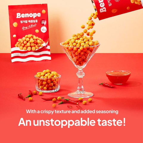 Benope Fingerpop Protein Snack 3 Flavor Mix – High Protein Snack, Healthy & Tasty On-the-Go