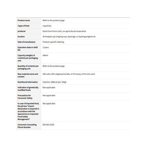 Mulberry Extract (오디청)