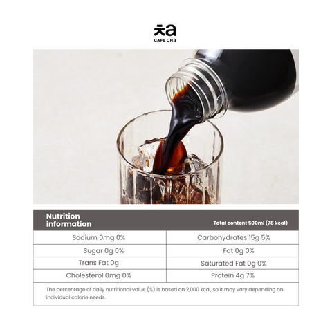 [Special Bundle 4 Bottles] Cafe Cha Cold Brew Concentrate + Cafe Cha Cold Brew Decaffeinated Concentrate