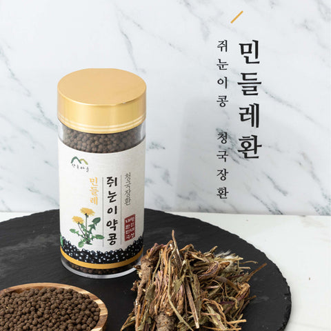 Sanchon Village Rat-Eye Bean Cheonggukjang Pills 250g / 산촌마을 청국장환 250g