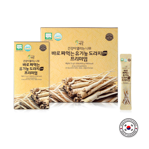 HEALTHY TREE Premium Organic Balloon Flower Extract Ready To Drink 15gx30Sticks / 유기농 도라지진액