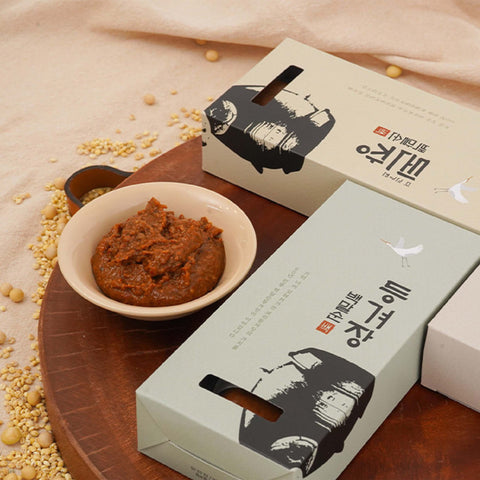 SEASONED BARLEY SOYBEAN PASTE (Hand made premium Ssam jang -dipping sauce) (170gr) / 건강 등겨장 보리 쌈장