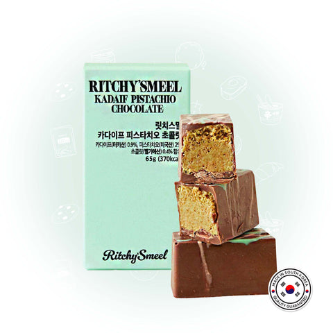 Ritchy'Smeel Kadaif Pistachio Chocolate (65gr) / 두바이 카다이프 초콜릿(피스타치오)