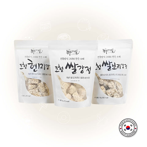 Jocheong Rice Gangjeong (150gr) / 조청쌀강정 / 조청쌀보리강정 / 조청현미강정