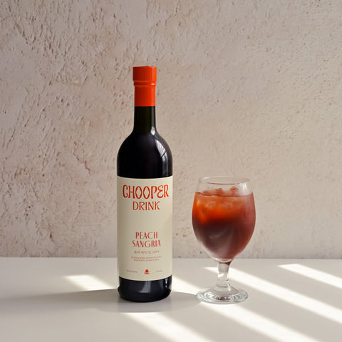 Chooper Peach Sangria Wine (Non-alcoholic wine) (750ml) / 무알콜와인(츄퍼피치 샹그리아)