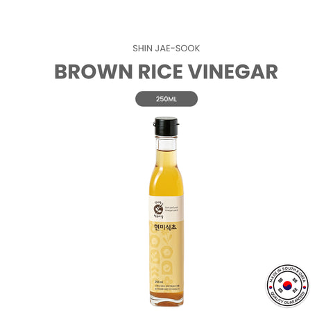 SJS Korean Brown Rice Vinegar 250ml / 깊은 맛과 풍부한 영양의 현미식초 250ml