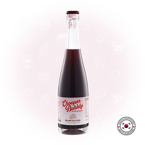 Chooper Peach Bubbly Sangria Wine (Non-alcoholic wine) (750ml) / 무알콜와인(츄퍼피치 버블리 샹그리아)