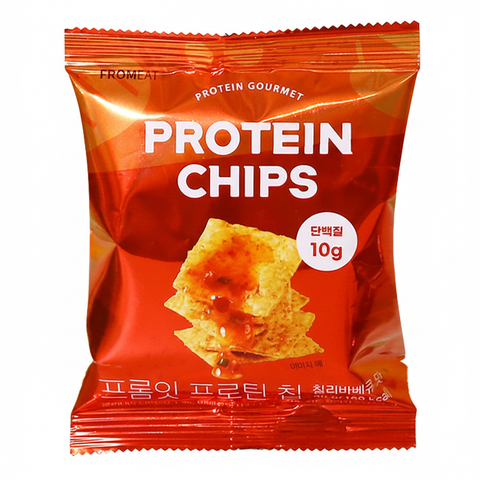 Fromeat Protein Chips Variety – High Protein Chips, 6 Flavor Assortment / 프롬잇 프로틴칩 단백질 보충 과자 간식