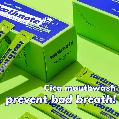 TOOTHNOTE Cica Stick Mouthwash Fresh Breath 30 packs / 시카마우스워시 30개입