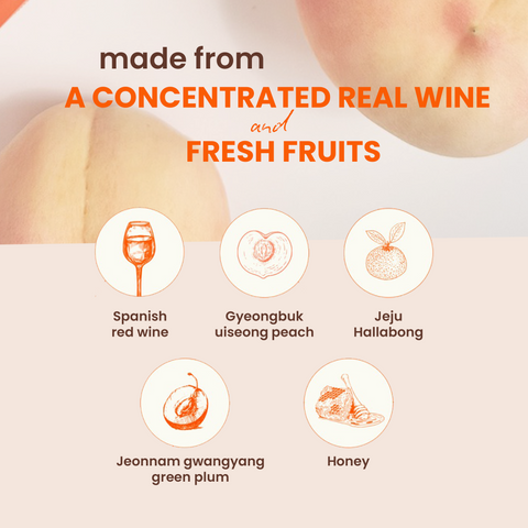 Chooper Peach Sangria Wine (Non-alcoholic wine) (750ml) / 무알콜와인(츄퍼피치 샹그리아)