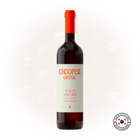 Chooper Peach Sangria Wine (Non-alcoholic wine) (750ml) / 무알콜와인(츄퍼피치 샹그리아)