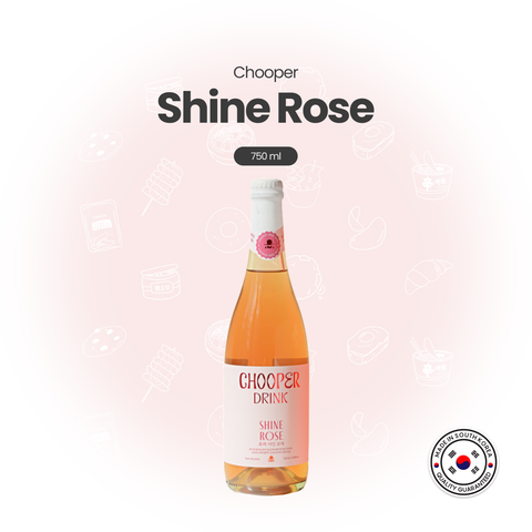 Chooper Shine Rose Wine (Non-alcoholic wine) (750ml) / 무알콜와인(츄퍼샤인 로제와인)