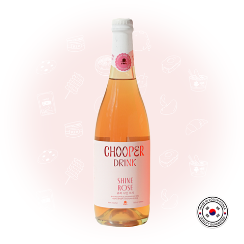 Chooper Shine Rose Wine (Non-alcoholic wine) (750ml) / 무알콜와인(츄퍼샤인 로제와인)