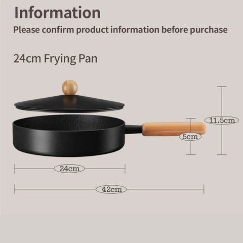 Modori Frying Pan 24cm Frying Pan and 24cm Lid Goodle Collection