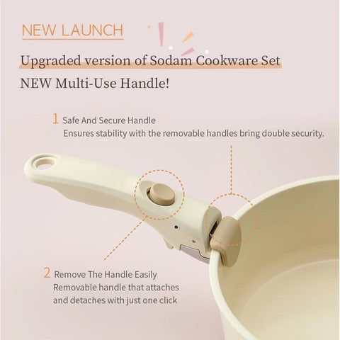 Modori Sodam Cookware Multi Handle