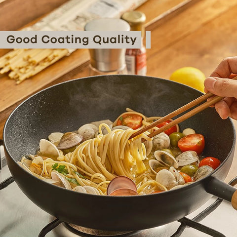 Modori 28cm Wok non-sticky Goodle Collection