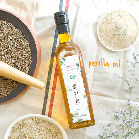 Oil Set Box Sesame Oil (250g) + Perilla Oil (250g) / 고소한 참기름 250g 고소한 들깨기름 250g