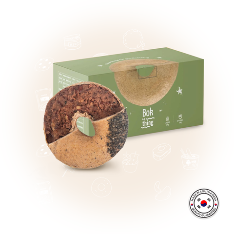 Rich Protein Bagel [Red Bean] (1 box = 6pcs) / 데일리밀 베이글(라즈베리)