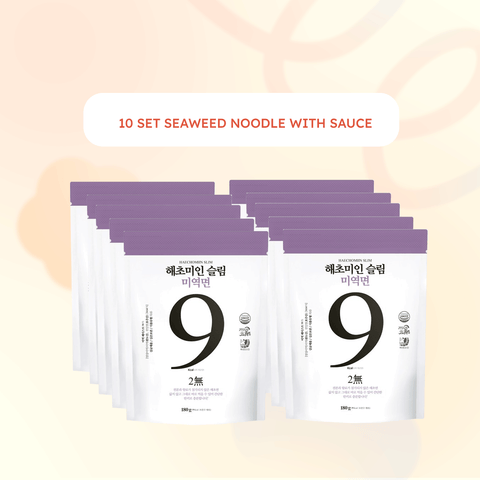 [Special Bundle 10 packs] Haecheong Kelp and Seaweed Noodle