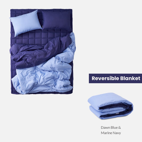 Bodyluv Baslack Reversible Blanket Mattress Pad Bedding