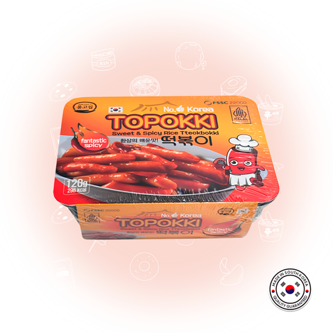 JAINCHEONG HALAL TOPOKKI PACKAGE (BOWL) 120g