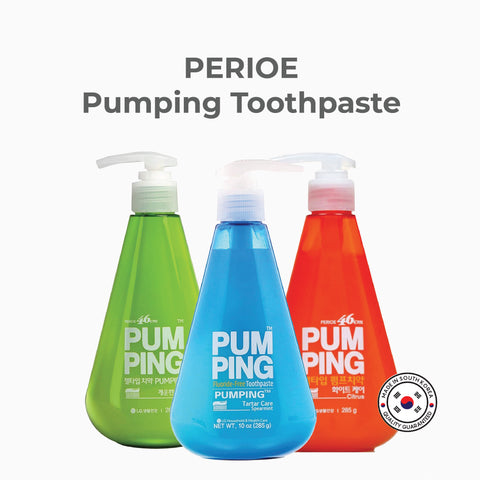 Buy pumping toothpaste in Singapore - Perioe Pumping Toothpaste. designed with a unique pumping action that releases a refreshing burst of flavor and foam, leaving your mouth feeling fresh and clean.