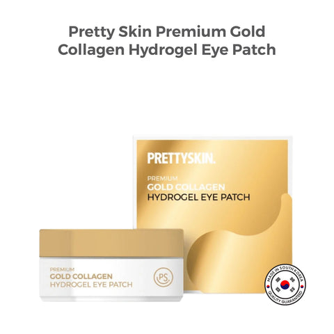 Buy korean skin care products in Singapore - Pretty Skin Premium Gold Collagen Hydrogel Eye Patch