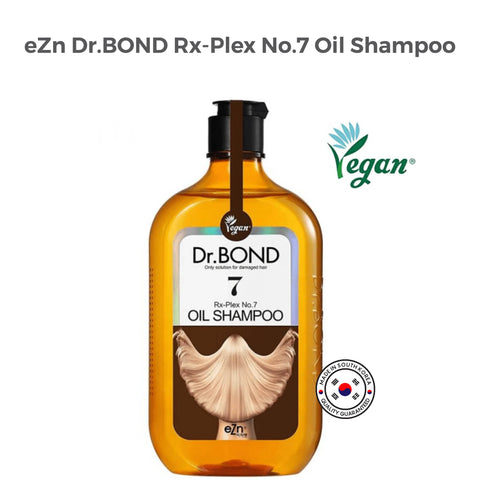 Buy eZn Dr.BOND Rx-Plex No.7 Oil Shampoo - Nourishing and Hydrating Shampoo for Dry and Damaged Hair in Singapore - Argan oil & Jojoba Oil for dry hair shampoo