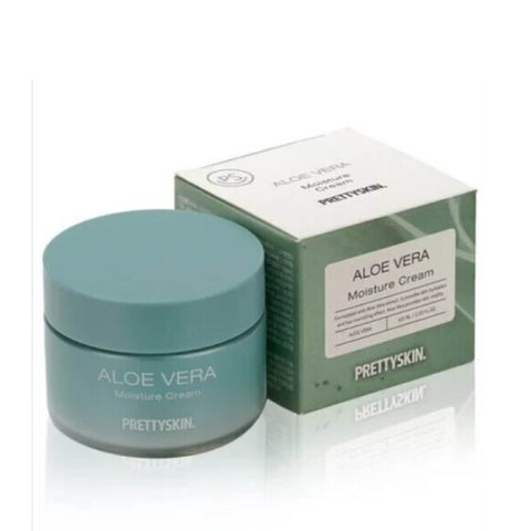 Buy korean skin care products in Singapore - Get Soft, Supple, and Hydrated Skin with Pretty Skin Aloe Vera Moisture Cream