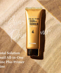 Buy korean skincare sunscreen + primer in Singapore - Pretty Skin Snail All In One Sun+ Primer - NATURAL SNAIL MUCUS EXTRACT: Infused with natural snail mucus extract, which is known for its powerful anti-aging and skin-healing properties.