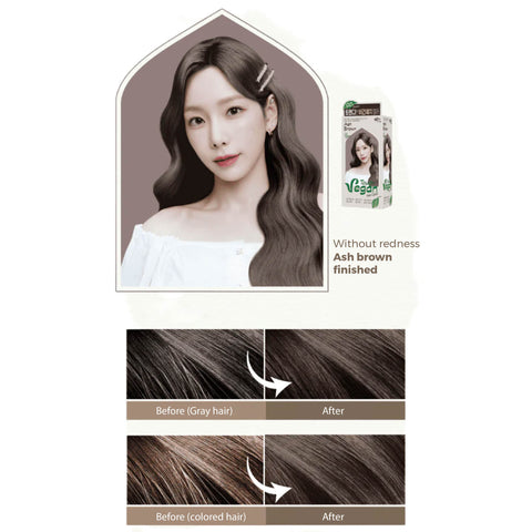 eZn Touch Vegan Ash Brown Hair Colour