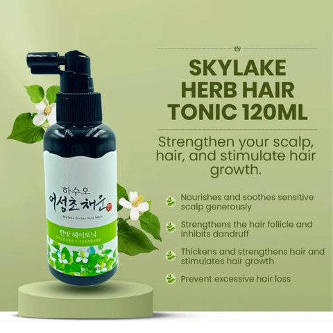 Buy online hair tonic from Skylake Herb Helps to reduce hair breakage and damage