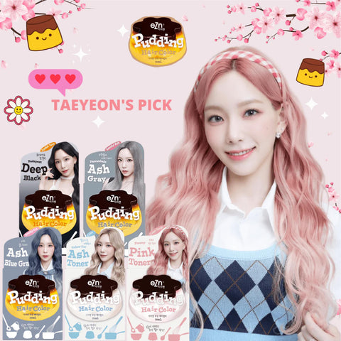 Buy hair dye products in Singapore - eZn Taeyeon's Pick Pudding Hair Colour  - easy to use