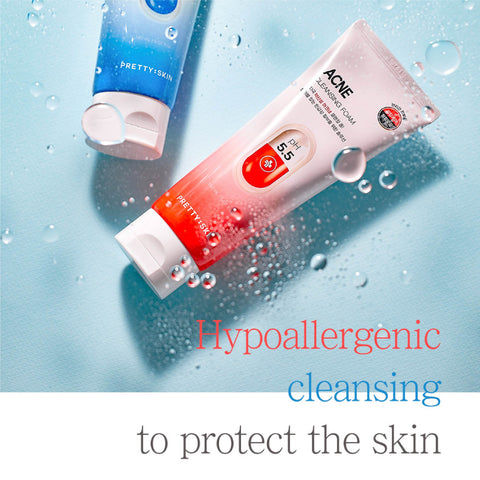 Buy skin care for acne prone skin - Pretty Skin pH 5.5 Acne Cleansing Foam