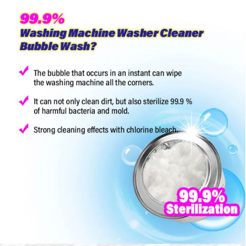 Homestar Washing Machine Washer Cleaner Bubble Wash