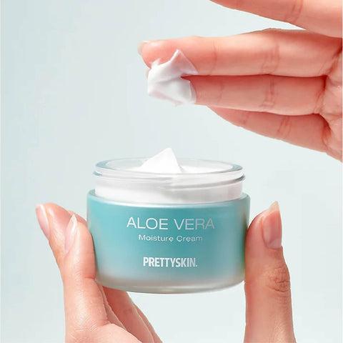 Buy moisturizer in Singapore - Non greasy formula, for all skin type - Pretty Skin Aloe Vera Moisture Cream