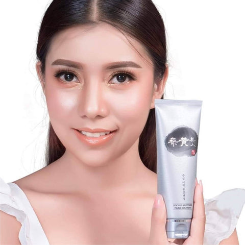 Buy instant brightening facial wash in Singapore - Soosul Whitening Cleansing Foam for all skin type