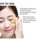Buy eye patch gel in Singapore - Pretty Skin Premium Gold Collagen Hydrogel Eye Patch 24K gold eye patches