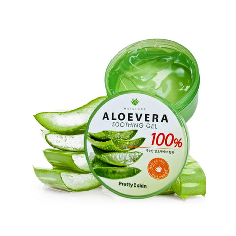 Buy aloevera sincare in Singapore - Pretty Skin Aloe Vera Soothing Gel - Moisturizing and Calming Skin Care Solution